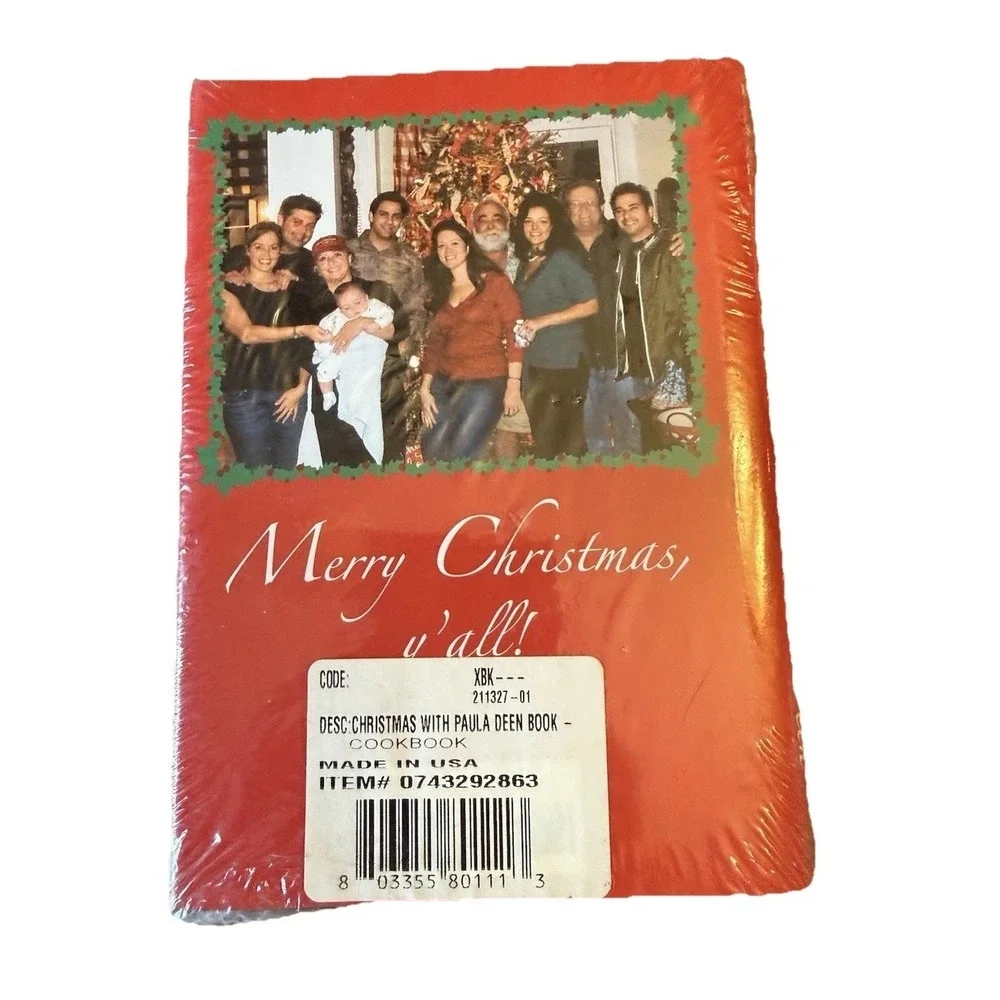2008 Christmas with Paula Deen Recipes Hardcover New Sealed